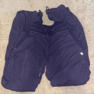 Purple Lululemon cargo pants size 4